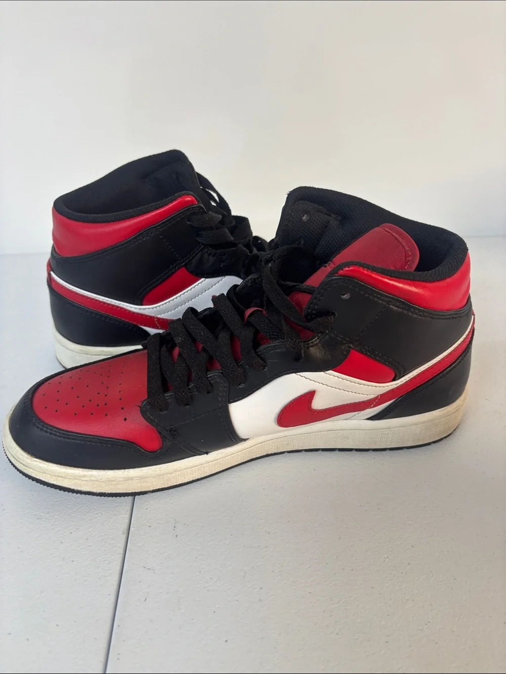 Jordan Men's High-Top Sneakers - Black/Red/White